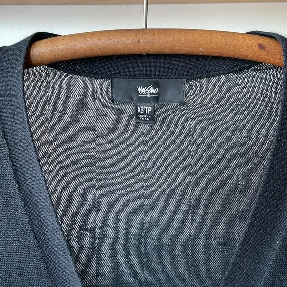 Mossimo Lightweight Black Cardigan Sz XS - Picture 3 of 4